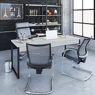 Mesa Diretor Kuadra 180x70cm - Design Moderno com Estrutura Preta - imagem 5