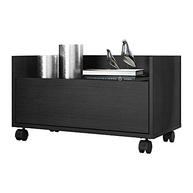 Mesa de Cabeceira Moderna 80cm com Rodízios - Design Premium Multimóveis - imagem 2