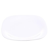 Prato de Vidro Sobremesa Quadrado 19cm – Elegância na Mesa - imagem 2