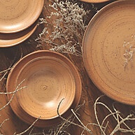 Prato Raso Cerâmica 29cm Kya Terracota – Elegância na Mesa - imagem 2
