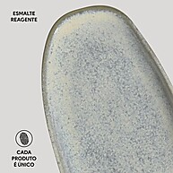 Travessa Oval Rasa Orgênico Green Granite 21cm – Elegância e Versatilidade na Mesa - imagem 2