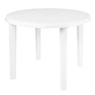 Mesa Plástica Redonda: Prática e Durável! - imagem 1