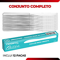 Kit 24 Facas Inox Oriente: Elegância à Sua Mesa - imagem 2