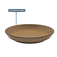 Prato Fundo Ocre Oxford: Elegância à Sua Mesa - imagem 2