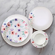 Prato Fundo Floratta: Elegância Floral à Sua Mesa - imagem 2