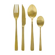 Faqueiro Dourado 16 Peças: Luxo à Sua Mesa - imagem 2