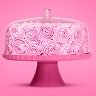 Boleira Rosa 30cm: Elegância na Sua Mesa! - imagem 1