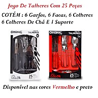 Jogo de Talheres 25 Peças Inox: Elegância na Sua Mesa! - imagem 1