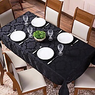 Toalha de Mesa Jacquard 4 ou 6 Lugares – Elegância na Sua Mesa - imagem 1