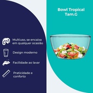 Bowl de Vidro Tropical: Elegância na Sua Mesa - imagem 2