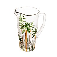 Conjunto Jarra com 6 Copos de Cristal Palm Tree – Estilo Tropical na Sua Mesa - imagem 2