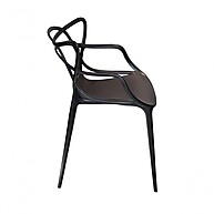 Cadeira Allegra Masters Preta – Design Único e Elegante para Sua Mesa - imagem 2