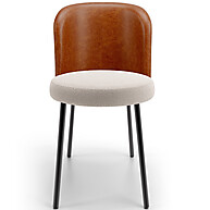 Kit 2 Cadeiras Estofadas Gavi L02 – Conforto e Estilo para Sua Mesa - imagem 2