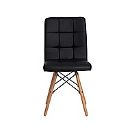 Cadeira Charles Eames Gomos Preta – Conforto e Estilo para Sua Mesa - imagem 2