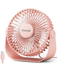 Ventilador de Mesa USB Gaiatop 5,5" Portátil Silencioso com 3 Velocidades e Rotação 90° - imagem 2