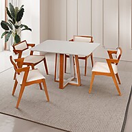 Mesa Viena: Elegância em Madeira Maciça - imagem 1