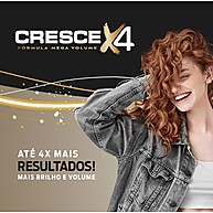 Cresce X4: Fortaleça Cabelo e Unhas - Kit 2 Meses - imagem 2
