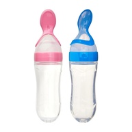 Colher Dosadora de Silicone para Bebê Rosa 6 Meses+ | Alimentação Controlada e Segura - imagem 1