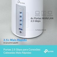 TP-Link BE11000 Tri-Band Whole Home Mesh WiFi 7, até 11 Gbps, MLO, 320 MHz, banda de 6 GHz, roteador wifi7, roaming de IA sem costura, segurança HomeShield, jogos e streaming (Deco BE65 2-pack) - imagem 4