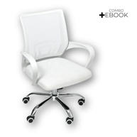 Cadeira de Escritório Ergonômica Begonia Mesh Branco - Conforto e Estilo para Home Office - imagem 3