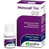 Metacell Pet: Vitamina para Cães e Gatos - 50ml - imagem 1