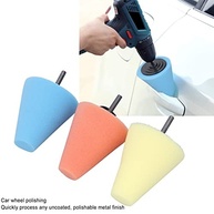 Kit de Polimento para Carro em Cones 9 Peças - Ferramenta Profissional para Rodas e Metais Automotivos - imagem 3