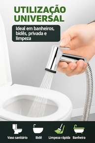 Gatilho para Ducha Higiênica em Metal Cromado – Controle Preciso e Estilo para Banheiro e Lavabo - imagem 5