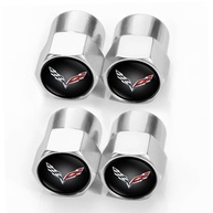 Tampas de Válvula de Pneu em Metal para Corvette: Estilo e Proteção Premium - imagem 1