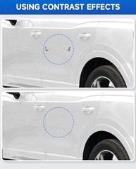Kit de Tinta de Retoque Metálica Branca LS9R/2Y para Audi - Reparo Profissional de Arranhões - imagem 3