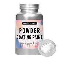 Tinta em Pó Metálica Prata 4 oz - Revestimento Durável para Artesanato, Peças Metálicas e Hobby - imagem 1