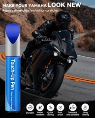 Tinta de Retoque para Moto Yamaha - Azul Arroxeado Metálico C (Team Blue) | Reparo Profissional e Duradouro - imagem 3