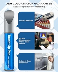 Kit de Tinta de Retoque Metálico Prata Irídio 775/9775 - Reparo Profissional de Arranhões para Mercedes-Benz - imagem 3