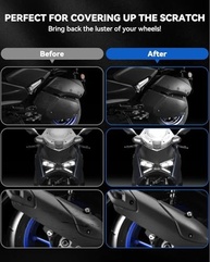 Tinta de Retoque para Moto Yamaha - Azul Arroxeado Metálico C (Team Blue) | Reparo Profissional e Duradouro - imagem 4