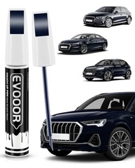 Tinta de Retoque Navarra Blue Metallic (LX5H/2D) para Audi - Caneta 2 em 1 com Microaplicadores - imagem 2