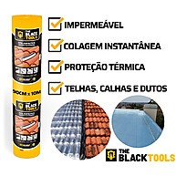 Fita Impermeabilizante VedaTudo Alumínio 90cm – Vedação Total por 10 Metros - imagem 2