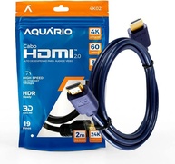 CABO HDMI 2.0 4K 3D 19 PINOS - 2 METROS - imagem 1