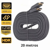 Cabo HDMI Gold 20 Metros 4K 3D Ultra HD 2.0 - Alta Velocidade e Imagem Imersiva - imagem 3