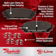 Raybestos MGD1055C: Conjunto de Pastilhas de Freio Reliant de Alta Performance - imagem 3