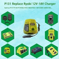 Carregador Universal Ryobi 12V-18V ONE+ Li-Ion Ni-Cd Ni-Mh: Potência e Segurança para Suas Ferramentas - imagem 5