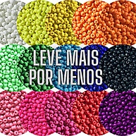 Miçangas de Vidro 3.6mm – Até 1150 Peças por Cor - imagem 1