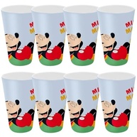 Kit 8 Copos Festa Infantil Melamina Mickey Mouse Disney 300ml - Diversão Segura e Estilosa - imagem 2
