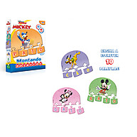 Mickey Monta Palavras: Quebra-Cabeça Educativo Toyster - imagem 1