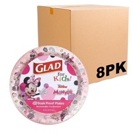 Pratos de Papel Disney Mickey e Amigos - 21cm, 40 Unidades, Resistentes e Seguros para Micro-ondas - imagem 1