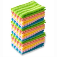 Kit 15 Panos de Limpeza em Microfibra 30x30cm - Alta Absorção, Multiuso, Antibacteriano | Uso Doméstico e Automotivo - imagem 2