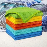 Pacote com 10 Panos de Microfibra Superabsorventes 30x30cm - Multicoloridos e Sem Arranhões - imagem 1