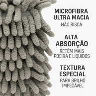 Luva de Microfibra Multiuso: Limpeza Impecável para Carros, Móveis e Vidros - imagem 4