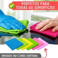 Kit 8 Panos Microfibra Premium - Limpeza Multiuso para Carro, Vidros e Eletrodomésticos - imagem 5