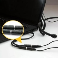 Adaptador P3 Macho para 2 Saídas P2: Fone e Microfone em Um Só! - imagem 4
