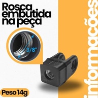 Adaptador Conector 3/8" para Microfone HyperX Quadcast S e Duocast - Preto - imagem 5