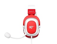 Havit Headphone Fone de Ouvido H2002d Red, Gamer, com Microfone, Falante 53mm, Plug 3, 5mm: compatível com XBOX ONE e PS4, HV-H2002d Cor Vermelho e Branco - imagem 6